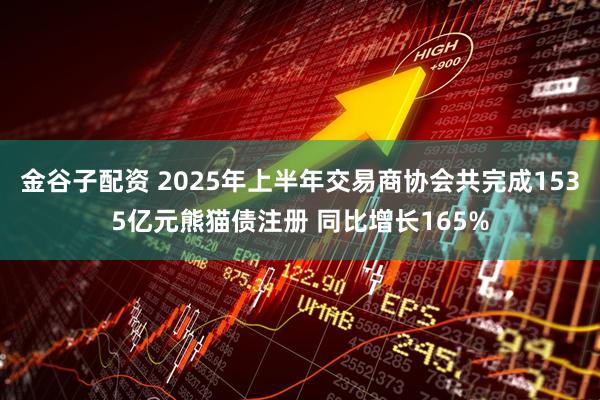 金谷子配资 2025年上半年交易商协会共完成1535亿元熊猫债注册 同比增长165%